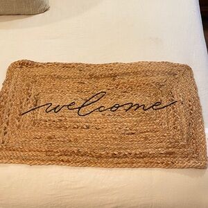 Natural Tan Welcome Door Mat
